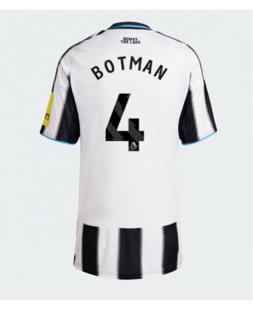 Günstige Newcastle United Sven Botman #4 Heimtrikot Damen 2025-26 Kurzarm Günstige Newcastle United Sven Botman #4 Heimtrikot Damen 2025-26 Kurzarm